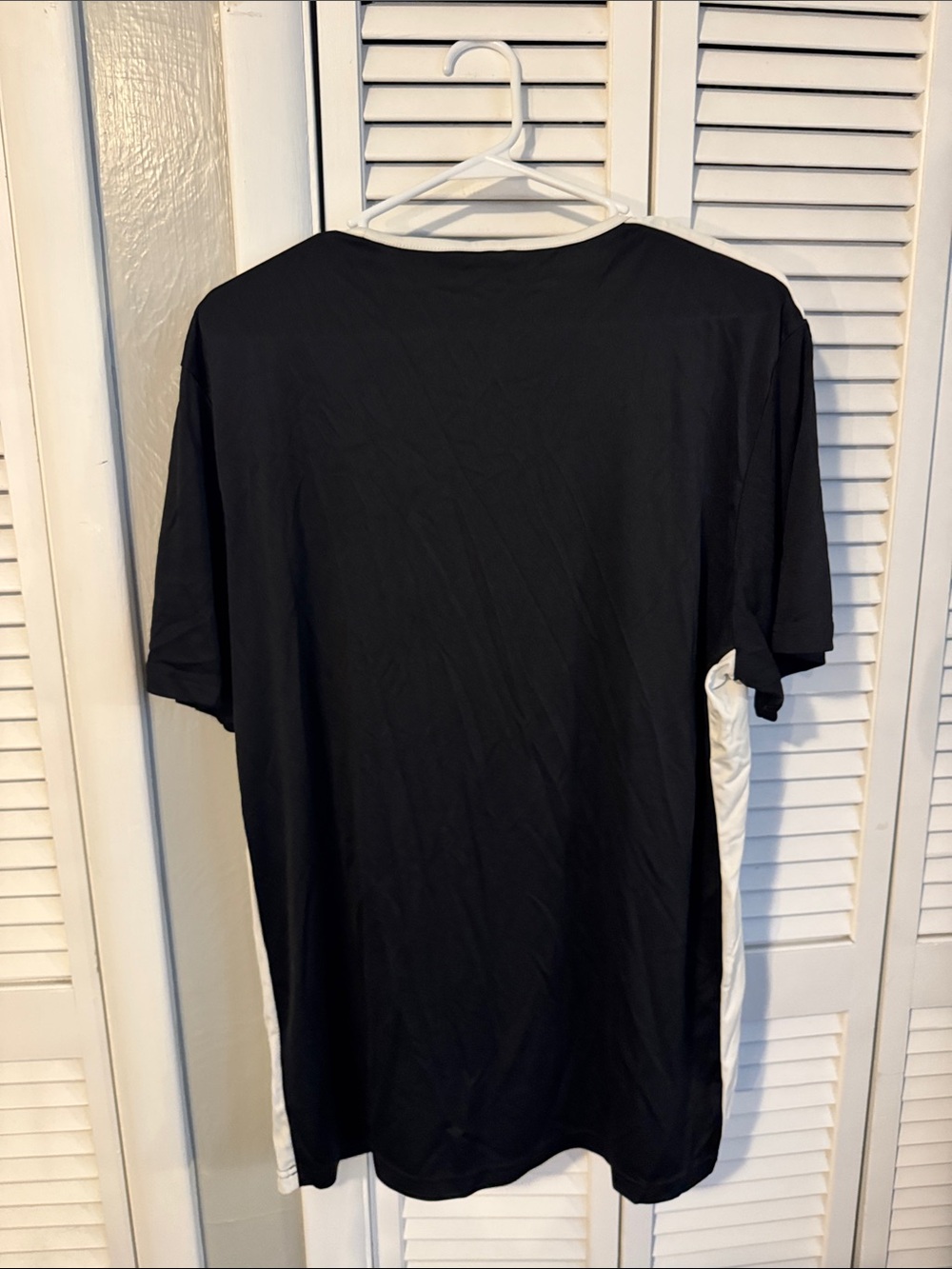 adidas Black and White Men’s Performance Soccer Jersey - Picture 4 of 4